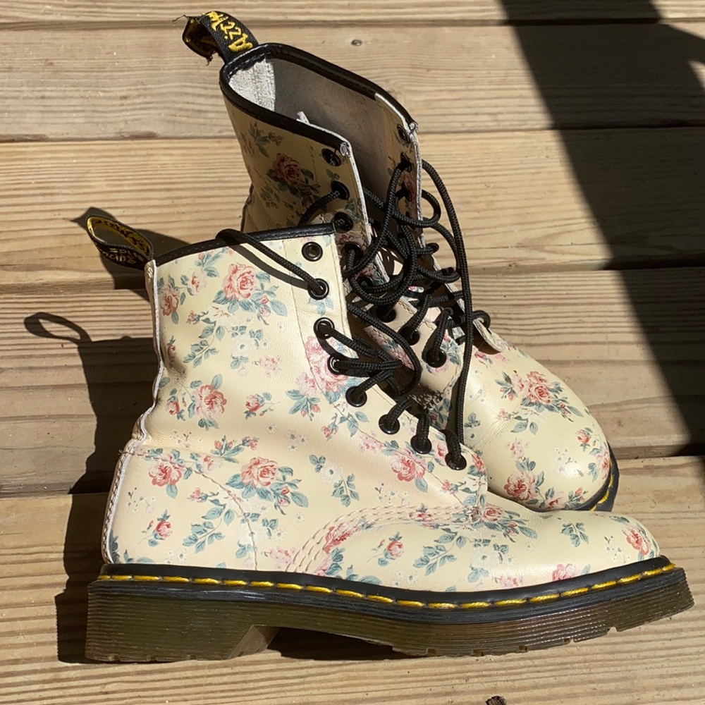 Doc Marten Floral Boots
